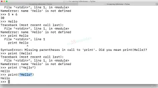 Learn Programming With Python 10-Step 07-Printing output to console with Python
