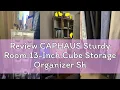 Review CAPHAUS Sturdy Room 13-Inch Cube Storage Organizer Shelf with Extra Thick Exterior Edge Ope