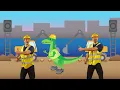Puistopartio - Dinosaurus liftaa | Lastenlauluja työkoneista