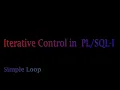 Iterative Control Statements Part-I