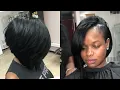 Partial Layered Bob Quickweave SHAVED SIDE