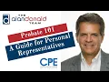 Probate 101 A Quick Guide for Personal Representatives in SC