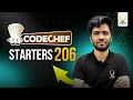 CodeChef Starters 206 Div 4 Solutions Smart Interviews
