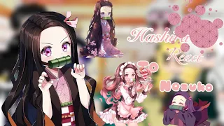 Hashira React To Nezuko Moshi Mosh Gacha Club 