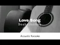Beabadoobee - Love Song (Acoustic Karaoke)