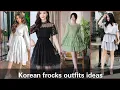 Download Lagu latest and stylish Korean frocks designs for girls/Korean midi dresses/skaters outfits/short frocks
