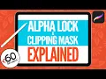 The Difference Between Procreate s Alpha Lock Clipping Mask in under 60 seconds