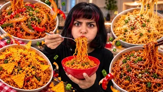 Takipçilerimin En Değişik Noodle Tariflerini Denedim! #3 NOODLE PARTİSİ 🍜