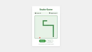 Build a Snake Game with HTML CSS JavaScript Step-by-Step Full Tutorial