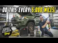 Toyota Tacoma 5K Mile Maintenance COMPLETE GUIDE Oil Change Tire Rotation More