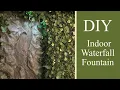 Amazing DIY Indoor Waterfall Fountain 6 FOOT TALL Faux Rock Tropical Water Fountain