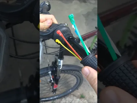 Cyclists! Be Sure to Remember this Life Hack with a Zip Tie and Bike Grips #bike #tips #tricks