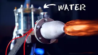 ROCKET that LITERALLY BURNS WATER as FUEL