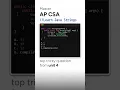How to Count Characters in a Java String Simple AP CSA Trick