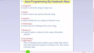 String startsWith endsWith in java