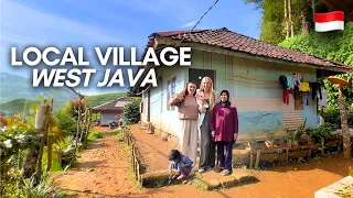 We Stayed in a Local Village in West Java Tea Plantations Mosque Local Kids
