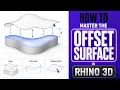 How to Use Offset Surface in Rhino 3D Complete OffsetSrf Tutorial