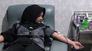 donor darah untuk kebutuhan pasien yang mengalami kekurangan darah 