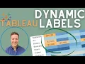 How to Create Dynamic Labels for Highlight Tables in Tableau