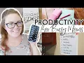 Have No Time Get Your Time BACK BUSY MOM PRODUCTIVITY TIPS HACKS