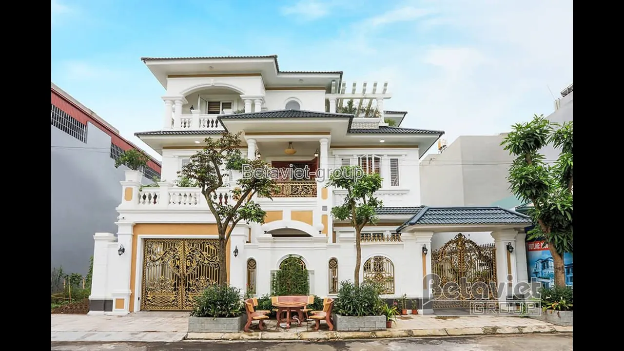 Say đắm thiết kế biệt thự 3 tầng tân cổ điển 7 tỷ tại Hưng Yên