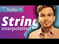 Strings and String Interpolation in Dart Dart Tutorial for Flutter in Hindi