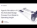Agentic Simulation of the Activated Sludge Process From Model to Operating Insight
