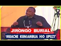Lagu Uhuru Kenyatta ANGRY Powerful speech at Cyrus Jirongo Burial Lumakanda Kakamega