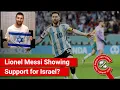 FACT CHECK Viral Image Shows Lionel Messi Showing Support for Israel by Holding the Country s Flag