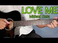 Download Lagu How to Play LOVE ME (Michael Cretu) Guitar Tutorial - Beginners Level - Plucking Lesson