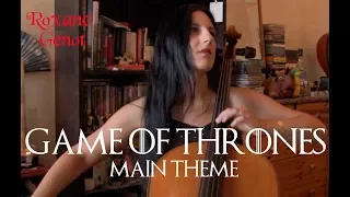 Game Of Thrones Main Theme Cello Cover By Roxane Genot 