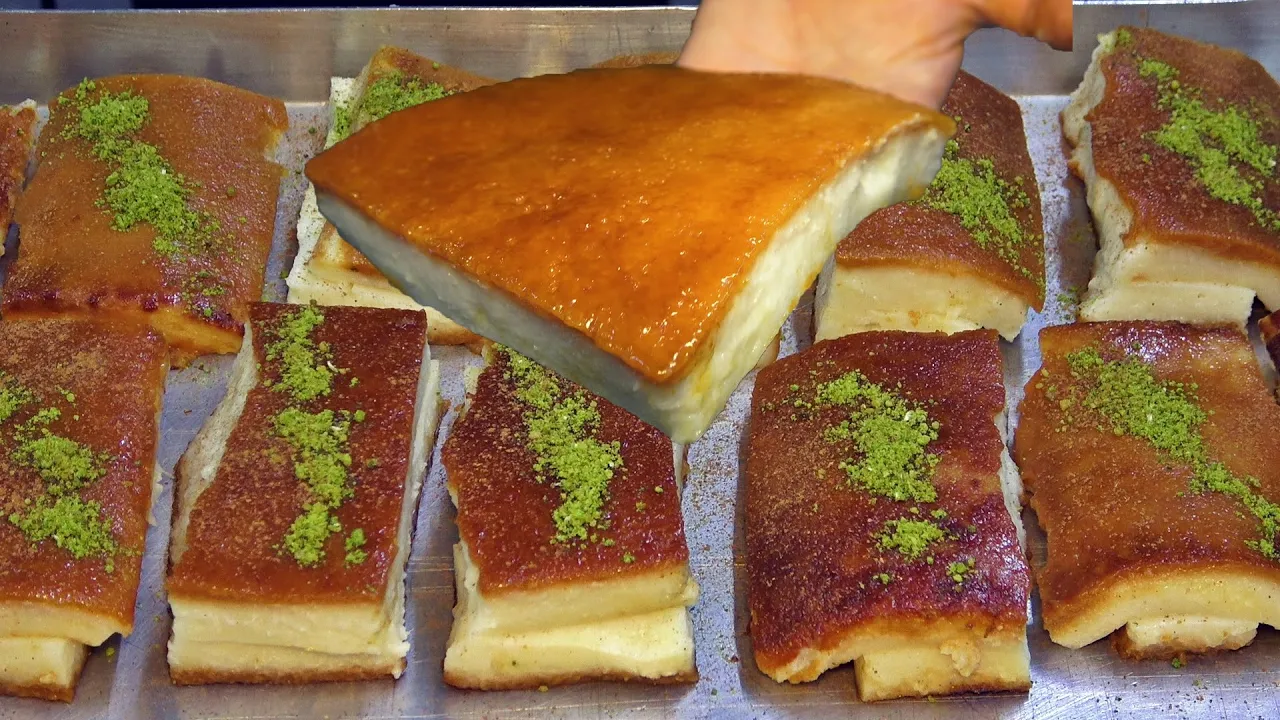 Turkish Kazandibi Milk Dessert Recipe It is Very Easy To Give This Color With Burnt Sugar