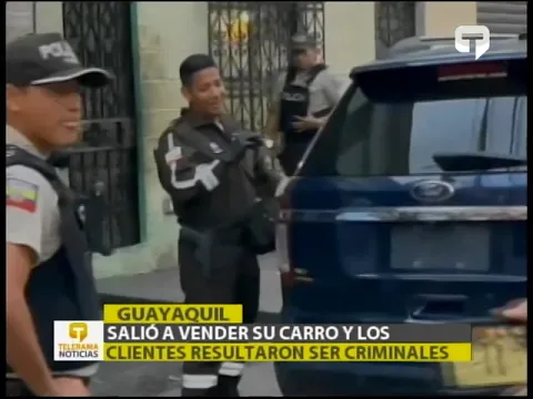 Salió a vender su carro y los clientes resultaron ser criminales