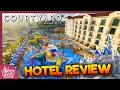 BEST Fun Hotel near Disneyland Courtyard by Marriott Theme Park Entrance Review Room Tour