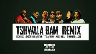 Download TitoM \u0026 Yuppe Ft. Rick Ross, Snoop Dogg, Tyga, Nicki Minaj, J. Cole - Tshwala Bam [Remix] (Audio) MP3