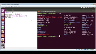 How To delete files and folders in Python