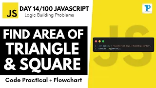 Calculate the Area of Triangle Square in JavaScript Day JavaScript Logic Building