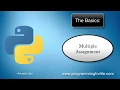 Introduction To Python Programming 21-Multiple Assignment