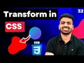 CSS Transforms Scale Translate Skew and Rotate Web Development Course