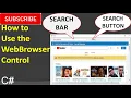 How to use the WebBrowser control in C