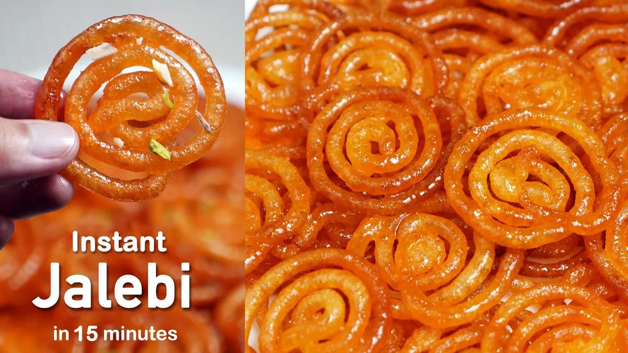 1   15 min  1         Instant Jalebi Recipe