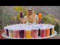 Download Lagu KUCHI ICE RECIPE | Watermelon Ice, Pineapple, Grapes, Lemon, Orange,stawberry | Village Recipe