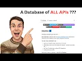 We are building a database of ALL APIs even the hidden ones