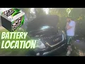 2012 GMC Acadia battery location