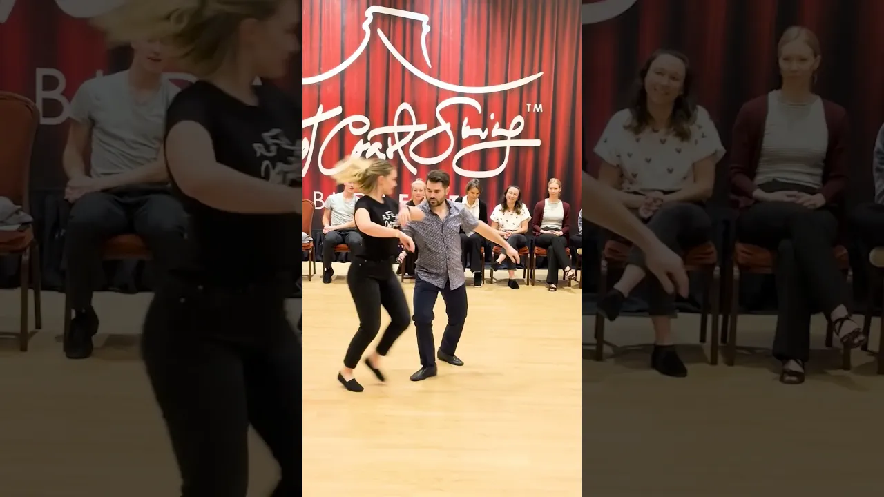 #improv #freestyle #westcoastswing #dance by Ben Morris and Karen Schaefer at BudaFest 2024
