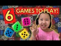 6 Dice Games for Kids ADDITION MULTIPLICATION Gameschooling Maths