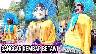 ondel ondel kembar betawi di bkt cakep lucu lincah jogetnya