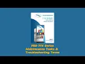 FBD 77X Series Maintenance Tasks Troubleshooting Terms