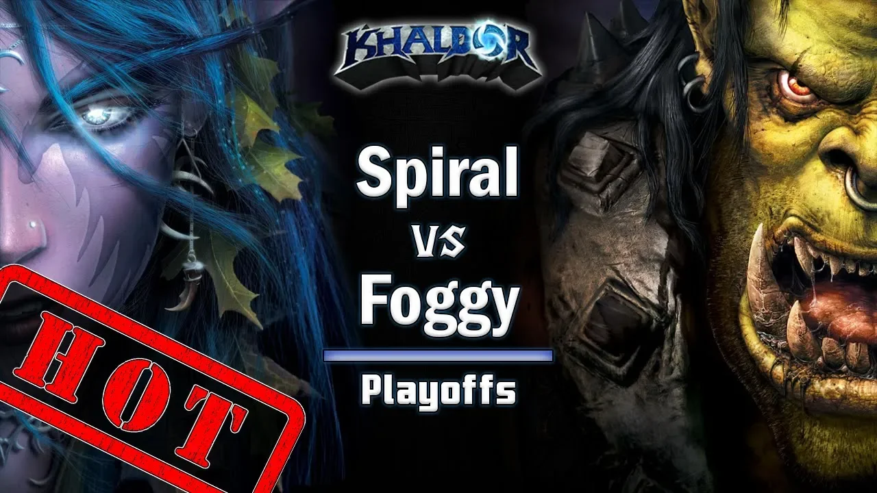 ► WarCraft 3: Foggy (NE) vs. Spiral (Orc) - Endgame Gear Masters Playoffs