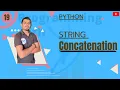 String Concatenation in python Hindi python concatenation in hindi